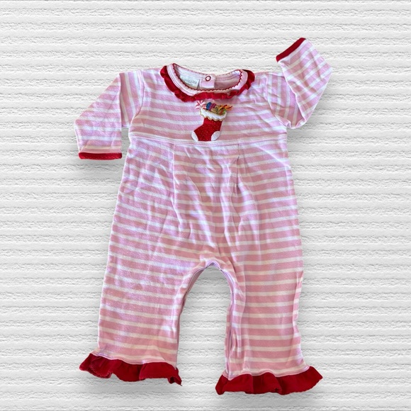 Squiggles by Charlie Christmas Romper - Picture 1 of 8